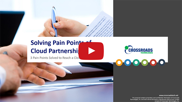 solving pain points of cloud partnerships on demand webinar video clip